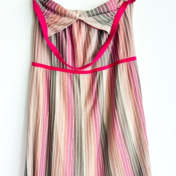 Hugo Boss Orange Multi Color Knit Halter Neck  Dress M - Picture 6 of 10